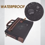 Banuce Waterproof Nylon Briefcase for Men Business Travel 14 Inch Laptop Messenger Bags Satchel Work Bag - Image 5